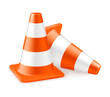 Traffic cone, icon