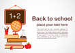 back to school theme, vctor illustration back to school theme, vctor illustration