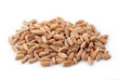 Spelt  isolated on white background