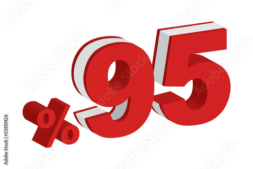 Vector: number ninety five number ninety five
