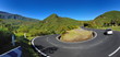 Route serpentée de la Plaine des Palmistes, La Réunion.