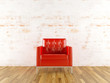 Red leather seat