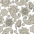 vector seamless paisley background,