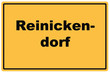 Schild Reinickendorf