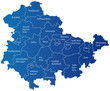 Karte Thüringen