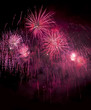 Crimson fireworks