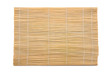 Photo: Wooden mat, isolated on white. Wooden mat, isolated on white.