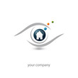 logo oeil, logo habitat, diagnostic