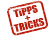 Grunge Stempel rot TIPPS + TRICKS