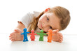 My family is safe - insurance concept