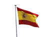 Spain flag waving