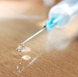 syringe with fluid