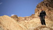 Female Trekking Achievement in Desert Canyons