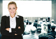 woman over conference hall