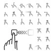 touchscreen hand gestures