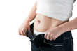 Female fatty stomach  body