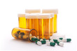 Pills in container