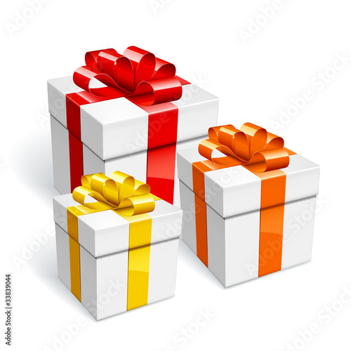 Vector: cadeau noël - gift box cadeau noël - gift box