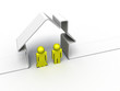 house and couple