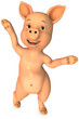 Happy Dancing Pig