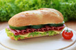 Salami-Baguette