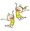 Jumping kids