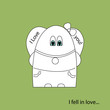 I fell in love white