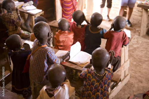 Foto: Masai children at school Masai children at school