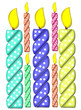 Burning Birthday Candles