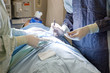 Patient going through an operation