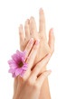 care for sensuality woman hands