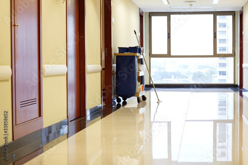 Photo: Empty corridor of hospital Empty corridor of hospital