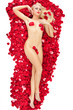 Beauty in a bed of roses