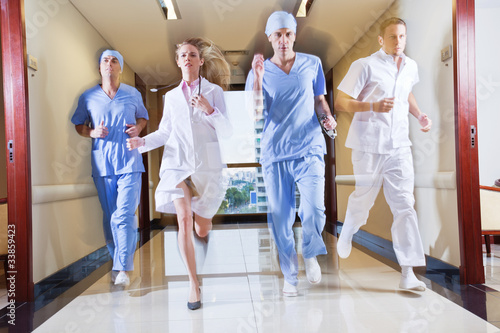 Photo: Medical Team Running Medical Team Running