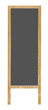 Notice black board cutout