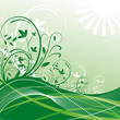 Abstract floral background