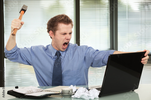 Photo: Angry businessman Angry businessman