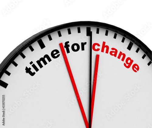 Illustration: time for change time for change