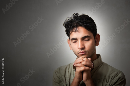 Photo: Indian Man praying Indian Man praying