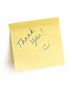 Thank you note