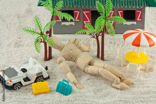 Photo: concept vacances tropicales concept vacances tropicales