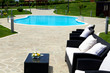 Photo: Divani in vimine a bordo piscina. Divani in vimine a bordo piscina.