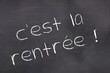 c'est la rentrée des classes