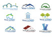 real estate logo set