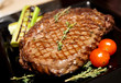 Rib eye steak with vegetables Rib eye steak with vegetables