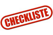 Stempel rot rel CHECKLISTE Stempel rot rel CHECKLISTE