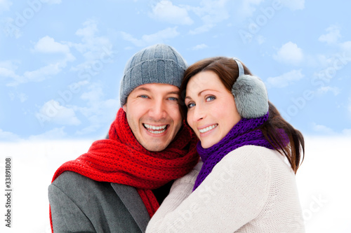 Photo: winter couple winter couple