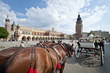 Cabb on the Old Town in Krakow, Poland Cabb on the Old Town in Krakow, Poland
