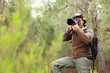 Photographer in nature