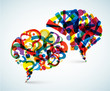 Questions and Answers - abstract illustration